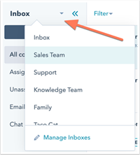 HubSpot Conversations inbox